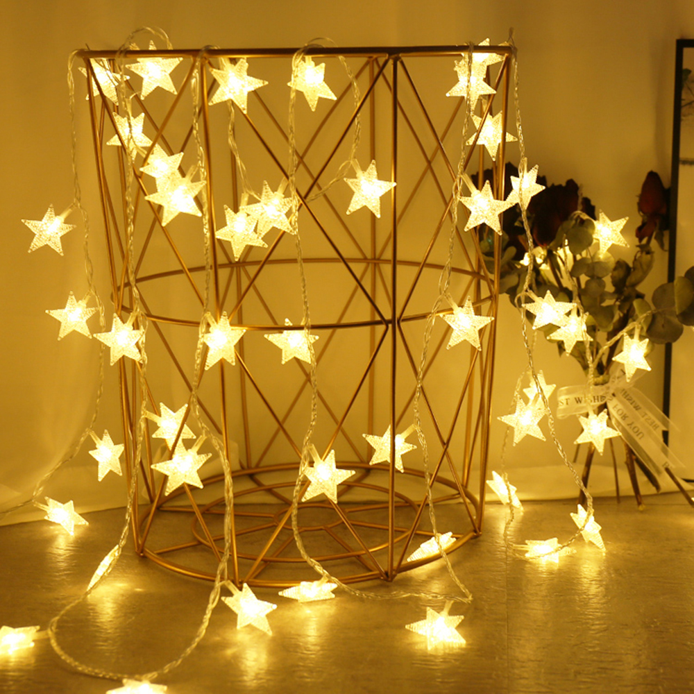 Eve Party - LED Star Fairy Lights Outdoor Chain