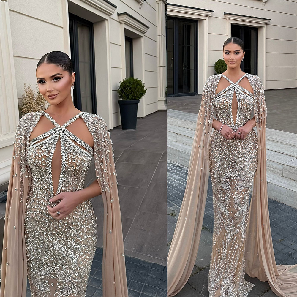 Glitter Tablecloth - Luxurious Bespoke Straight Formal Prom Gowns