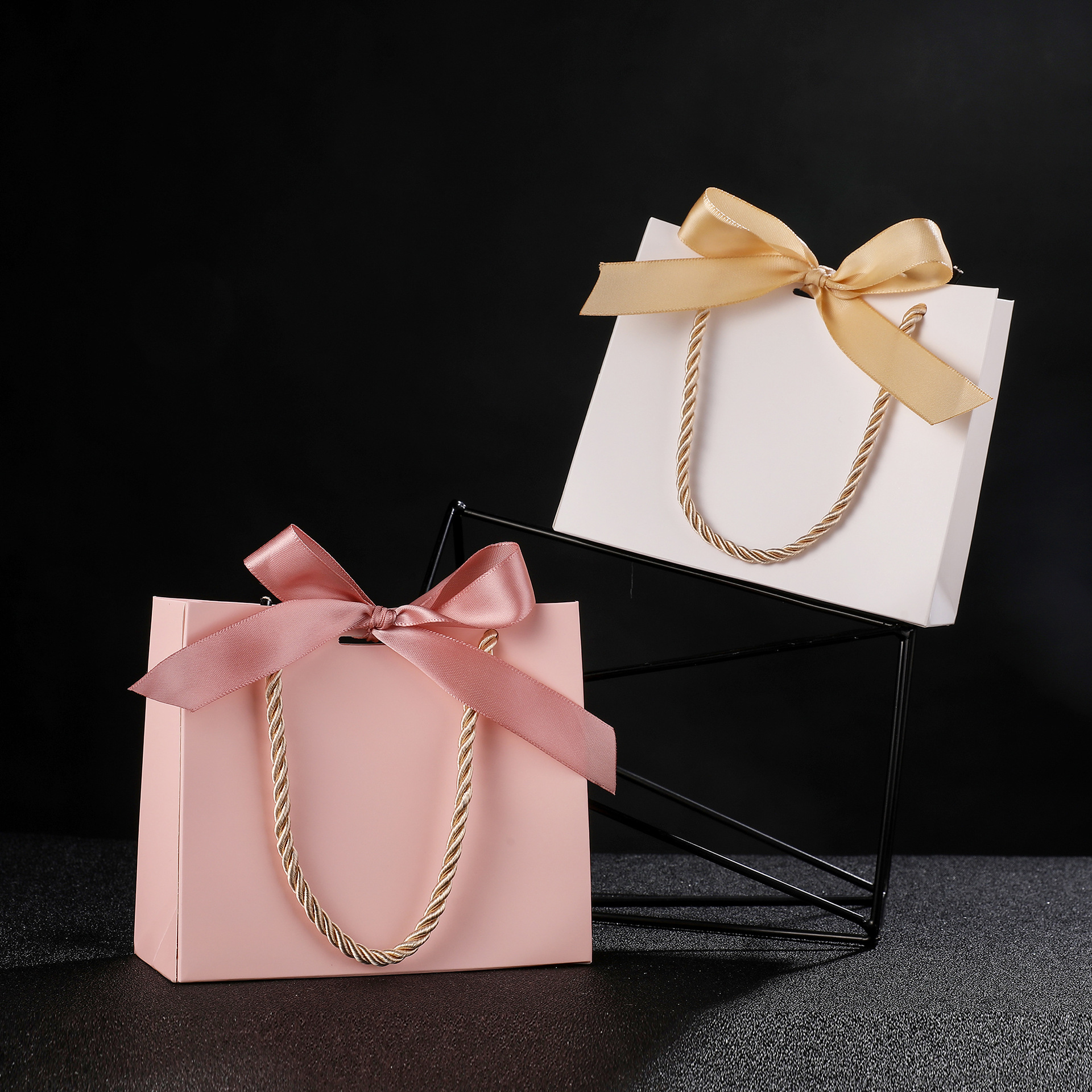 Event Party Box - 20pcs Pretty Pink Kraft Gift Bag