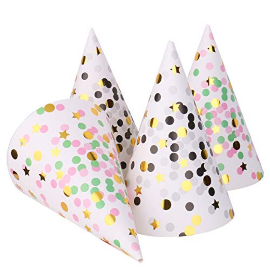 Boieo Gold Polka Dot Birthday  - огляд і ціна Party Hat Cone