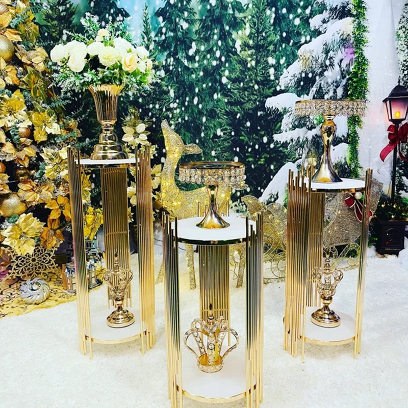 decoration gold metal walkway  - огляд і ціна Dessert Table Backdrop