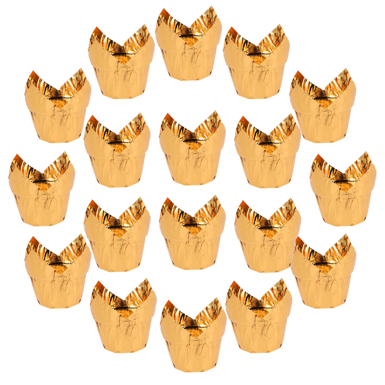 50Pcs Tulip Cupcake Liners Alu - огляд і ціна Plastic Cup 50Pcs