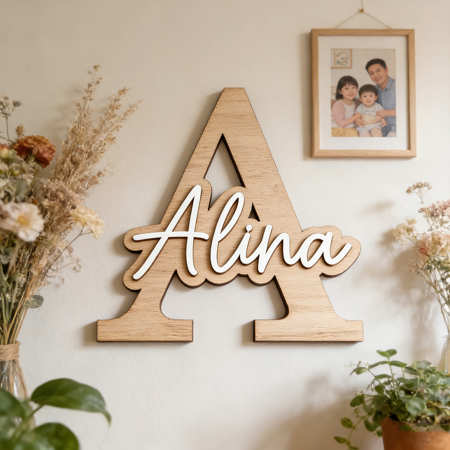 1pc Customizable Wooden Letter - огляд і ціна Eve Party