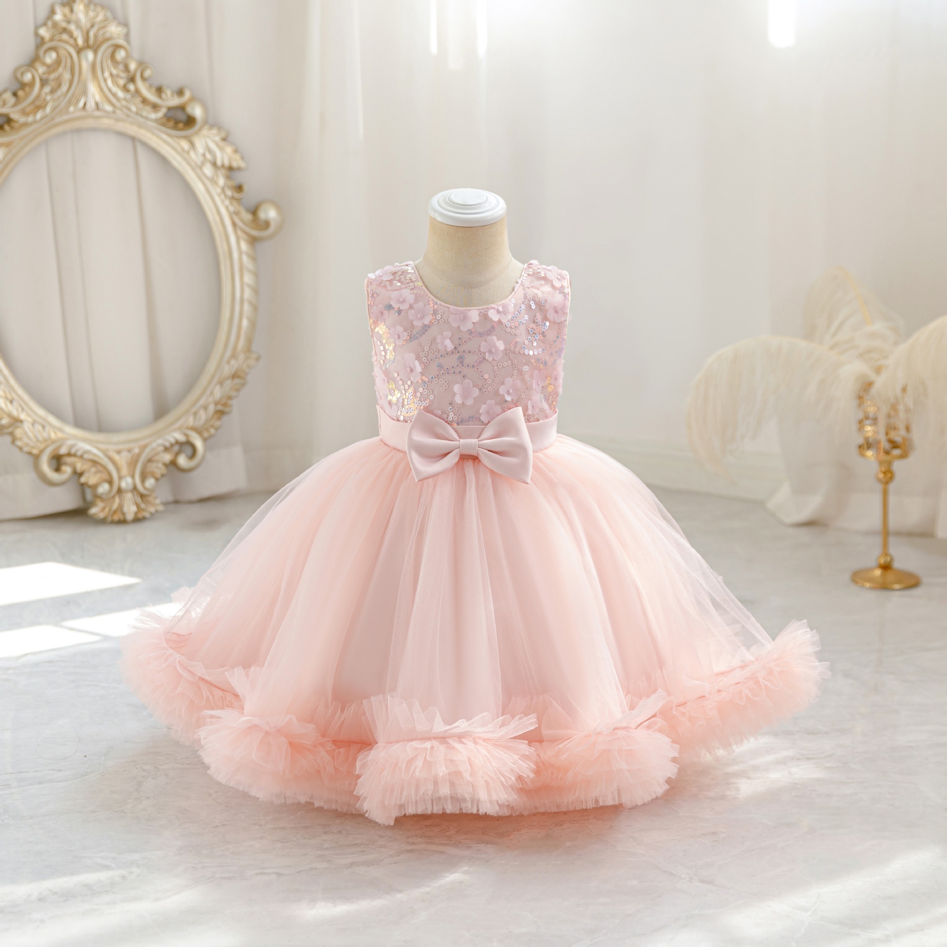 HETISO Tulle Puffy Flower Girl - огляд і ціна Glitter Tablecloth