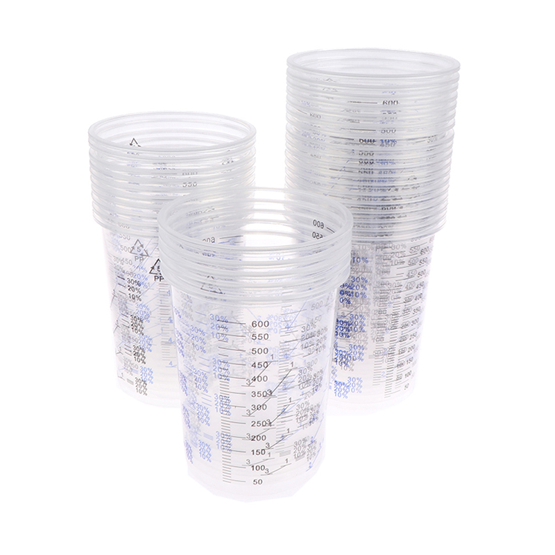 10/50Pcs 600ml Disposable Clea - огляд і ціна Plastic Cup 50Pcs