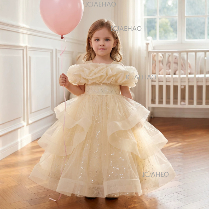 2026 Children Girls Tulle Bead - огляд і ціна Glitter Tablecloth