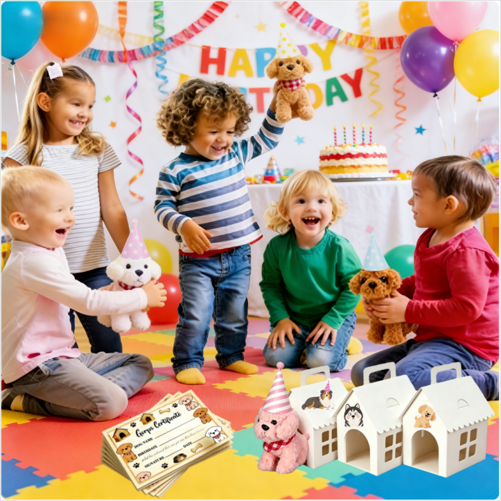 8-24Set Teddy Dogs DIY Adopt A - огляд і ціна Event Party
