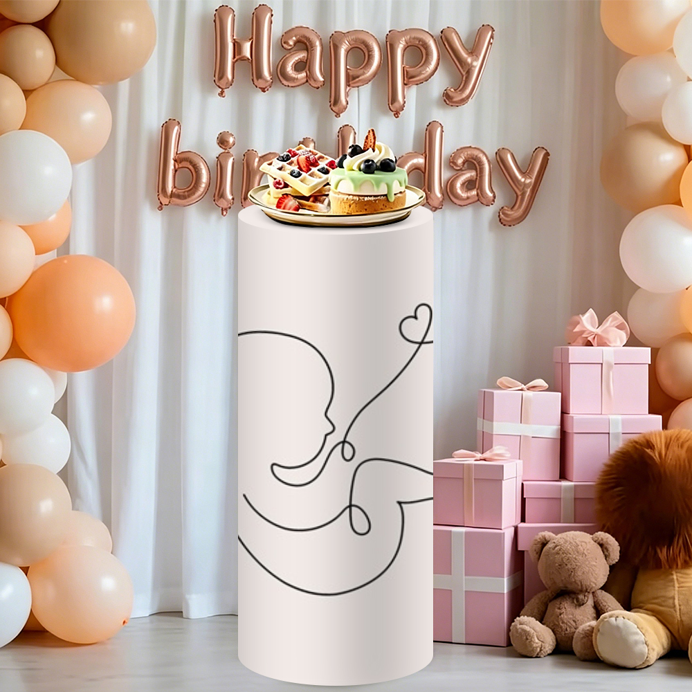 Yeele 3PCS Baby Silhouette Cyl - огляд і ціна Dessert Table Backdrop