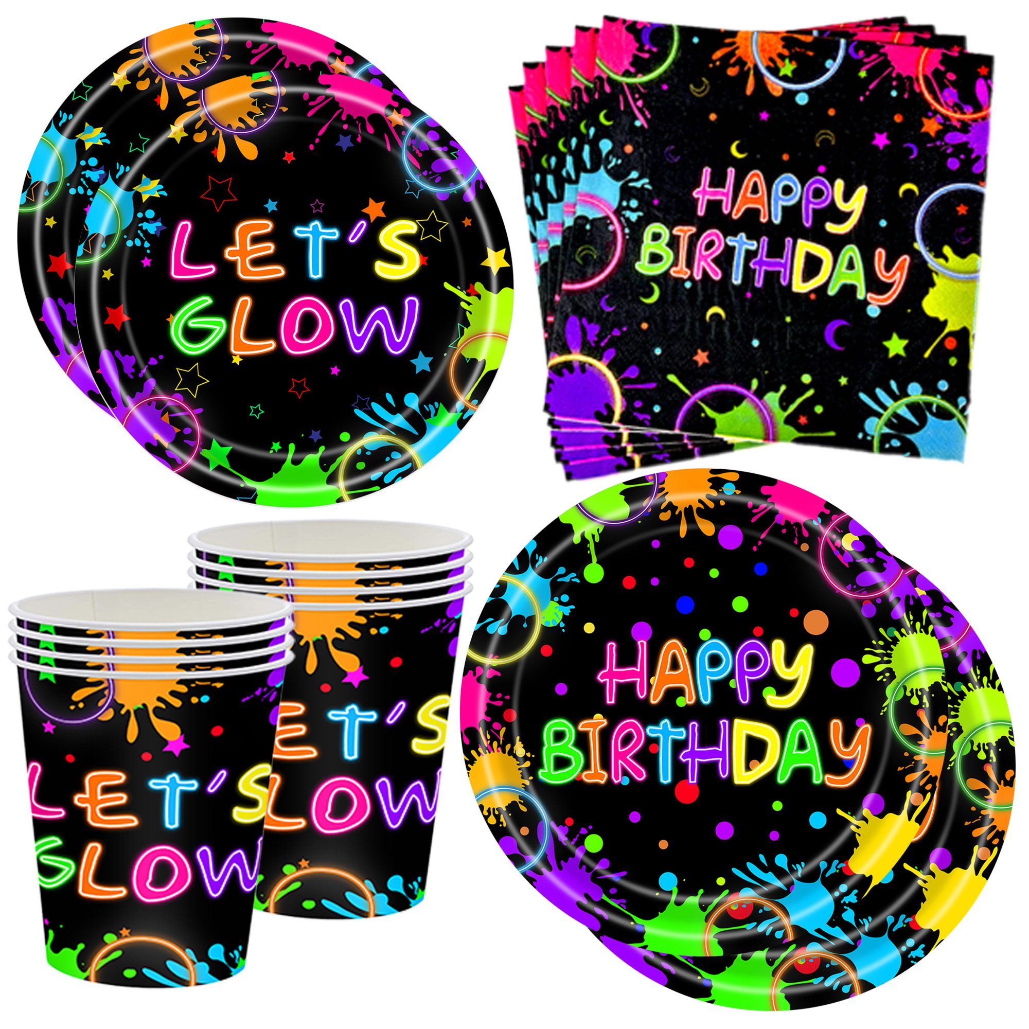 Neon Party Supplies Let Glow P - огляд і ціна Let'S Party Event Supply