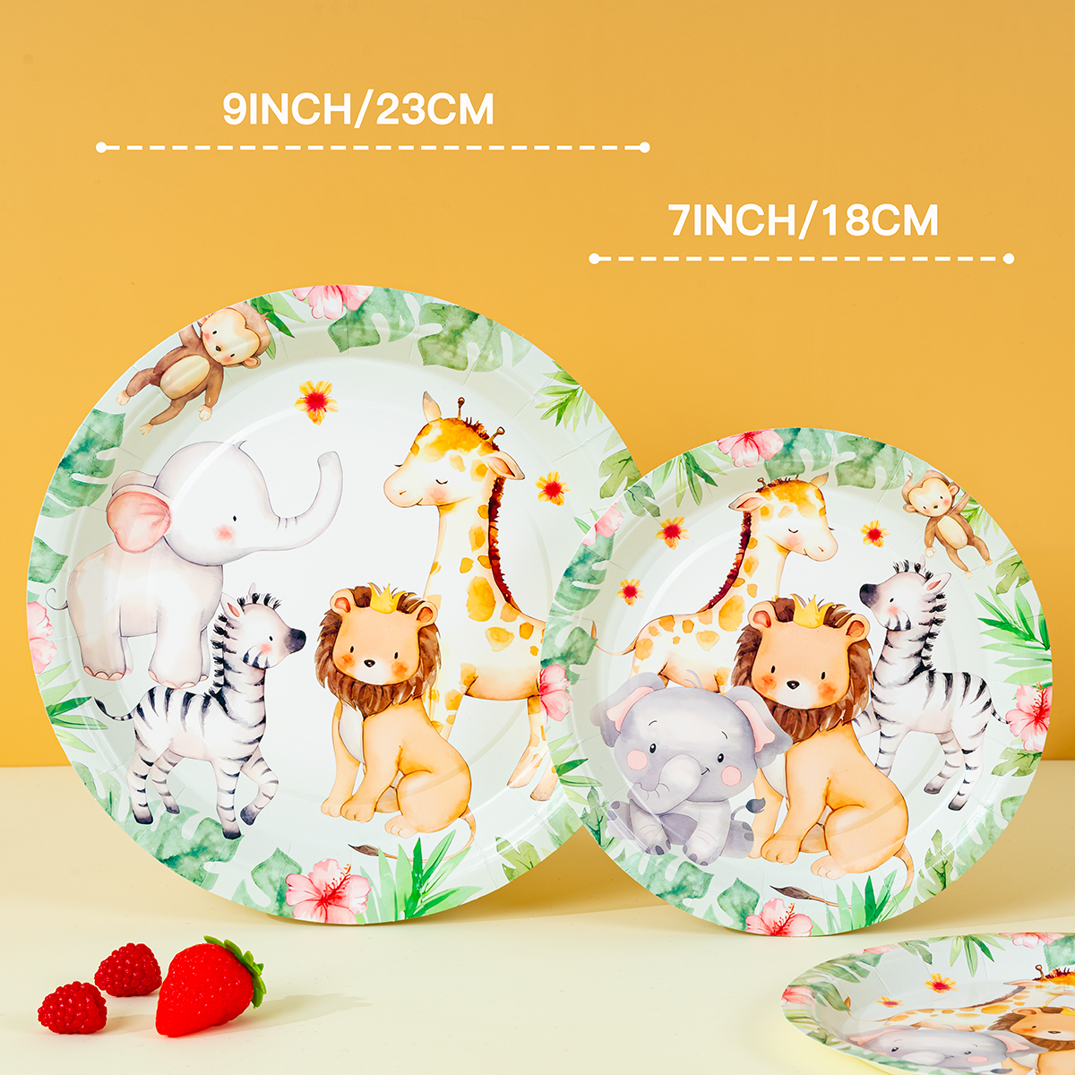 Jungle Safari Animal Paper Pla - огляд і ціна Event Party