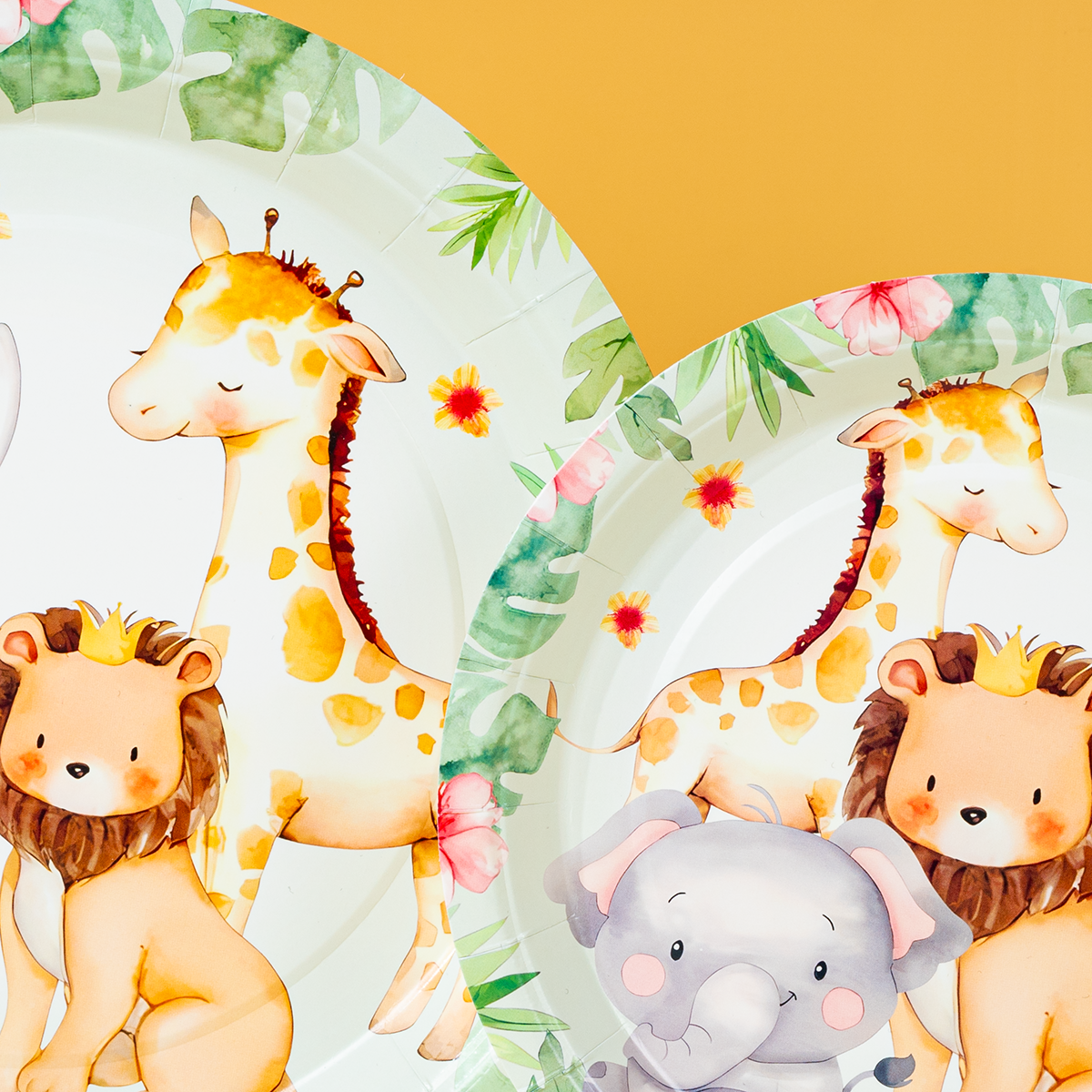 Jungle Safari Animal Paper Pla - огляд і ціна Event Party