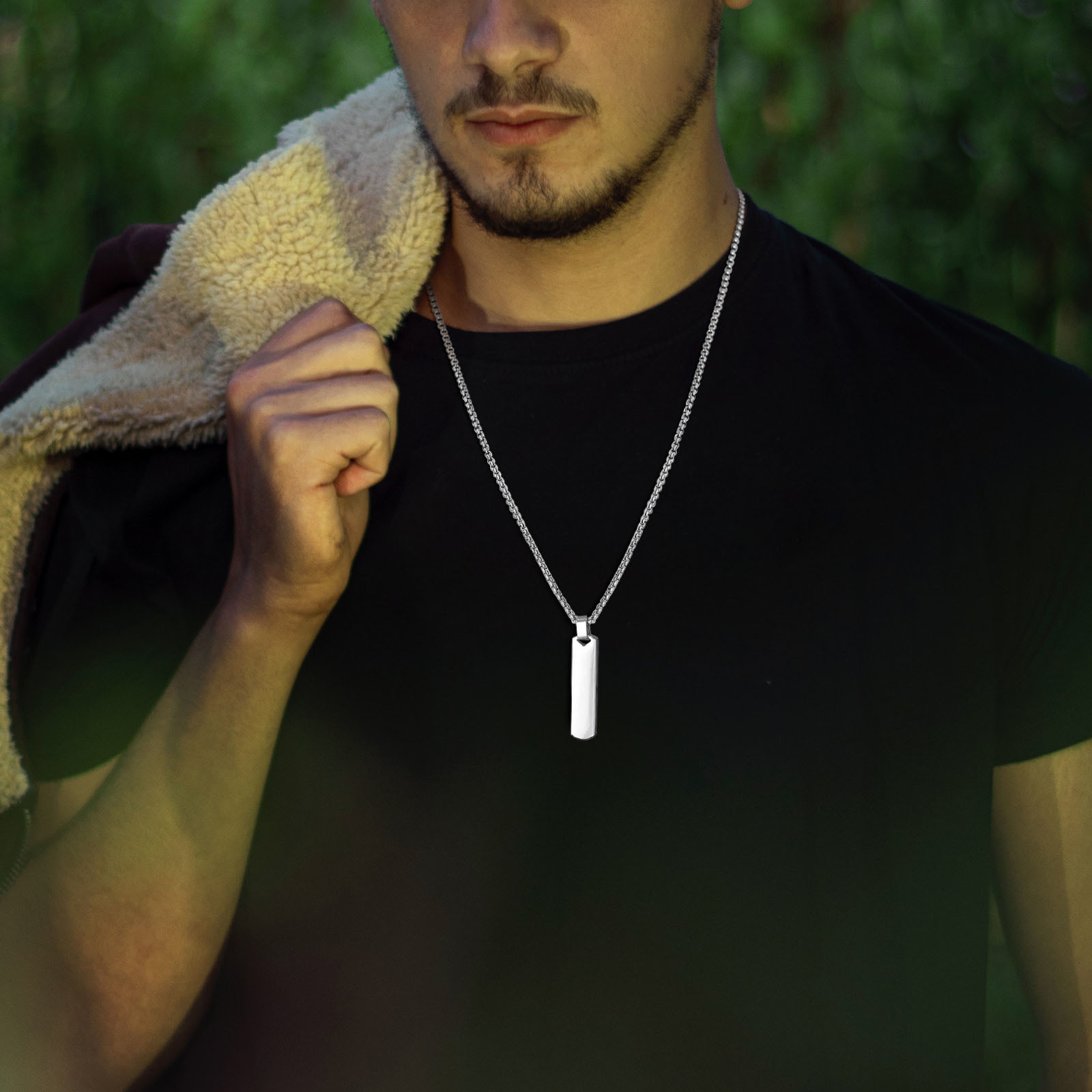Vnox Initial Bar Necklace for  - огляд і ціна Event Z