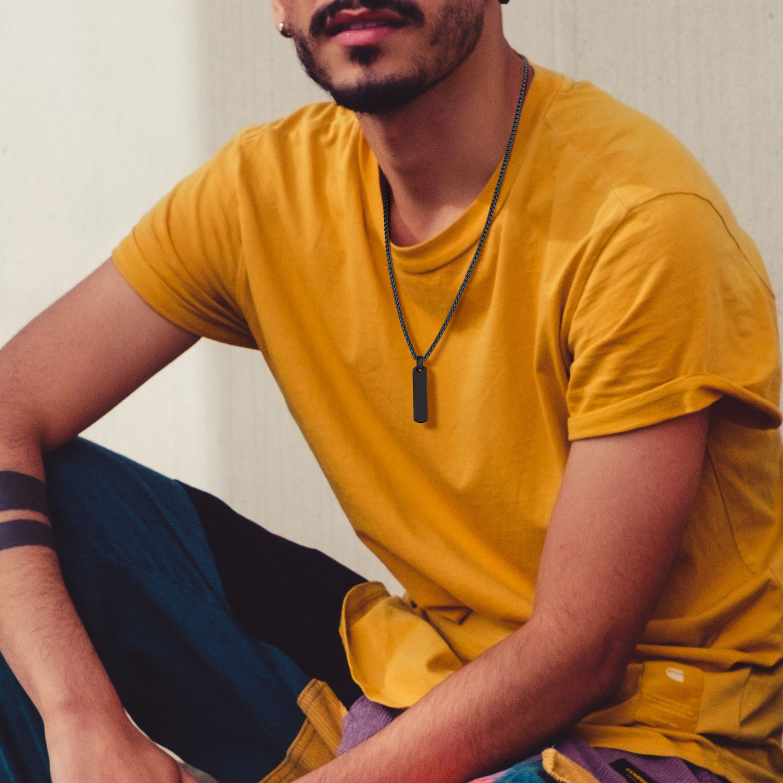 Vnox Initial Bar Necklace for  - огляд і ціна Event Z