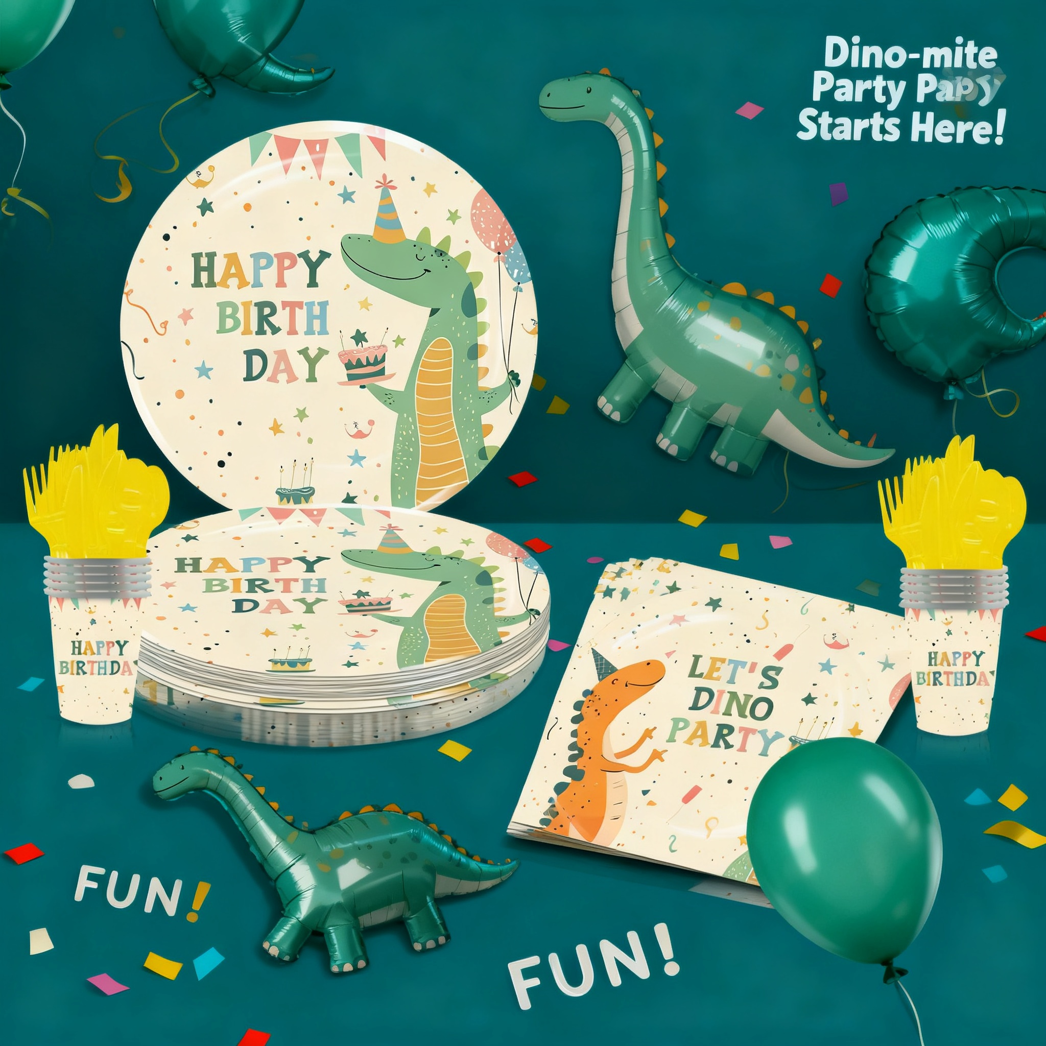 Cartoon Dinosaur Party Disposa - огляд і ціна Table Cloth Disposable