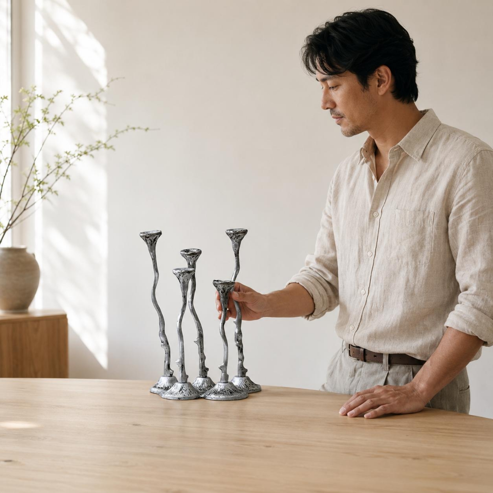 Cast Aluminum Candle Holder De - огляд і ціна Centerpiece Stick