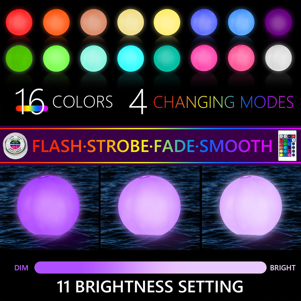 1-4PCS Floating Pool Lights wi - огляд і ціна Led Balloon Light