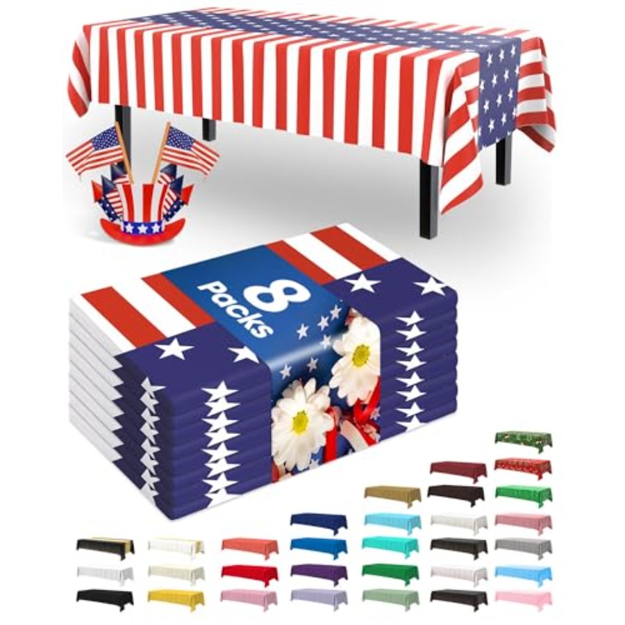 4th of July USA 250th Annivers - огляд і ціна Table Cloth Disposable