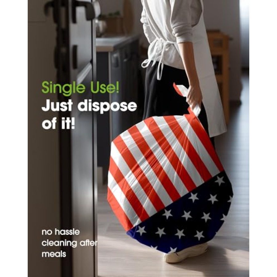 4th of July USA 250th Annivers - огляд і ціна Table Cloth Disposable