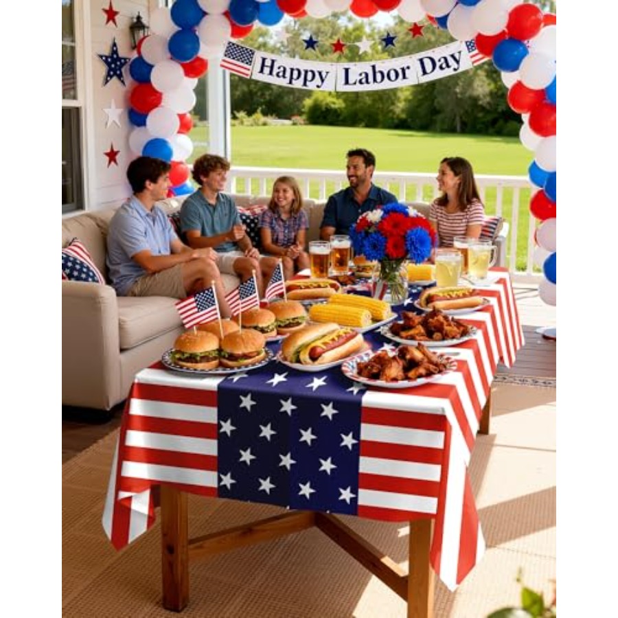 4th of July USA 250th Annivers - огляд і ціна Table Cloth Disposable