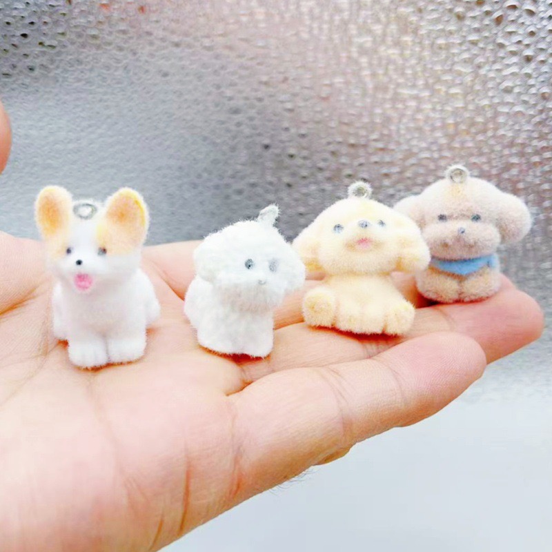 10pcs Flocked Dog Cartoon 3D A - огляд і ціна Event Party