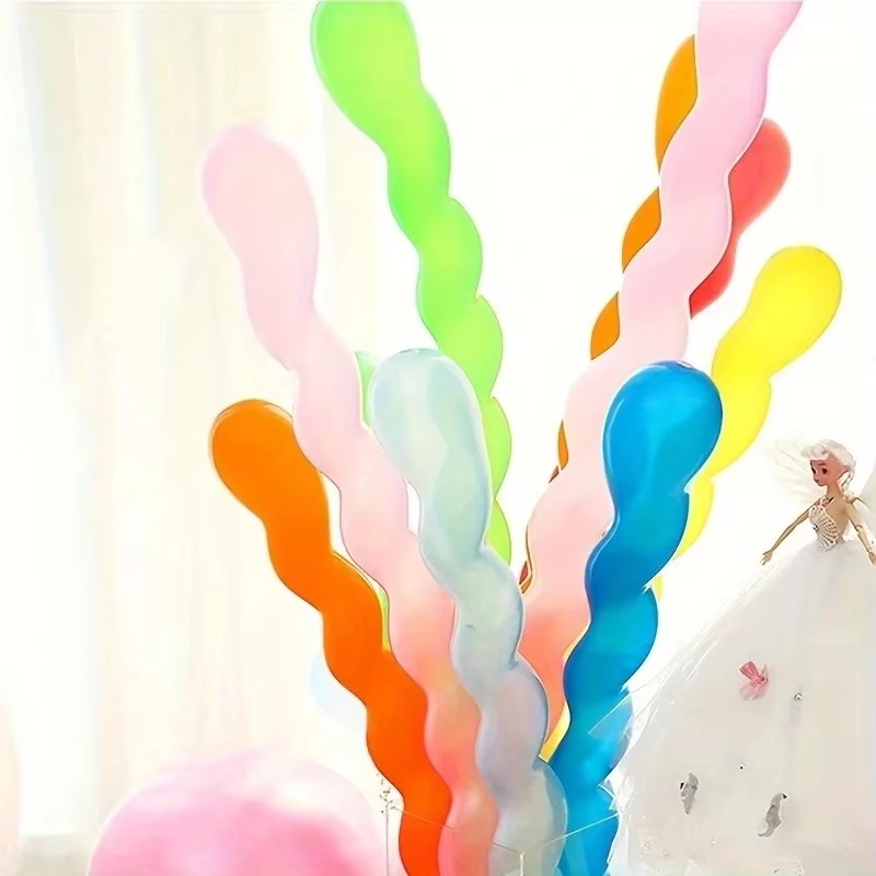 50/100/200PCS Spiral Balloons  - огляд і ціна Balloon Pump Hand