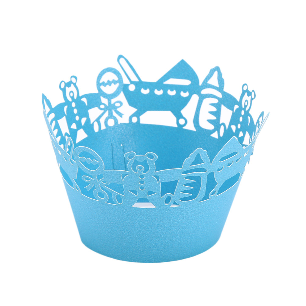 50pcs Carriage Cut Cupcake Wra - огляд і ціна Plastic Cup 50Pcs