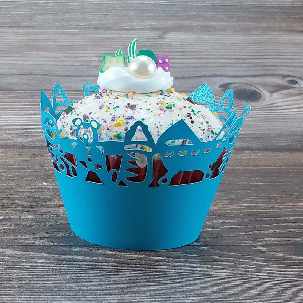 50pcs Carriage Cut Cupcake Wra - огляд і ціна Plastic Cup 50Pcs