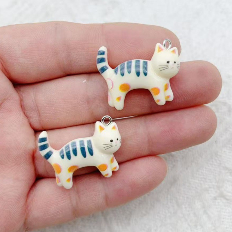 10pcs resin cartoon cat animal - огляд і ціна Event Party