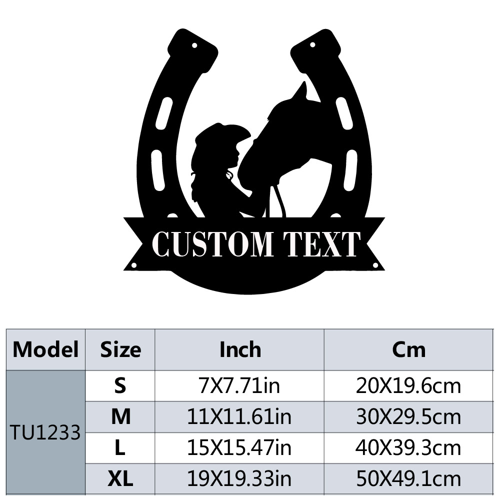 1pc Fashion Customized Horsesh - огляд і ціна Eve Party