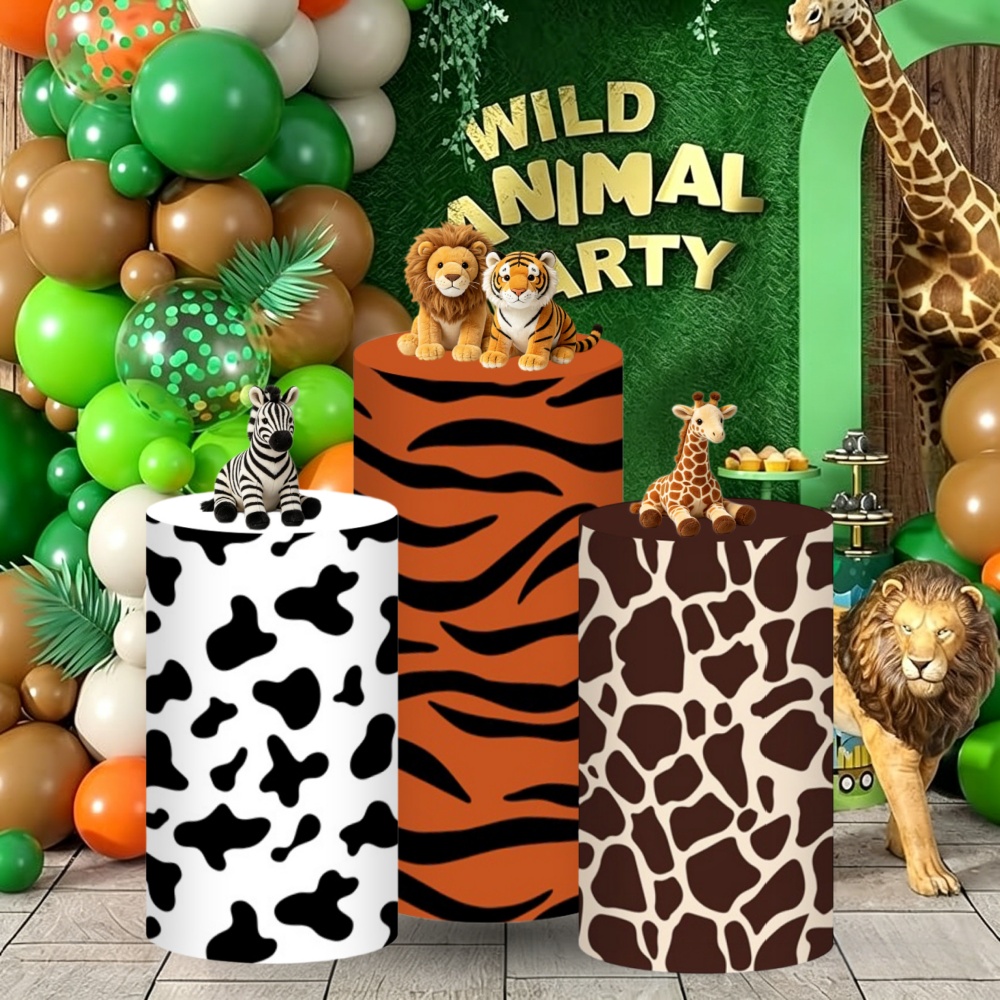 Safari Cylinder Pedestal Stand - огляд і ціна Dessert Table Backdrop