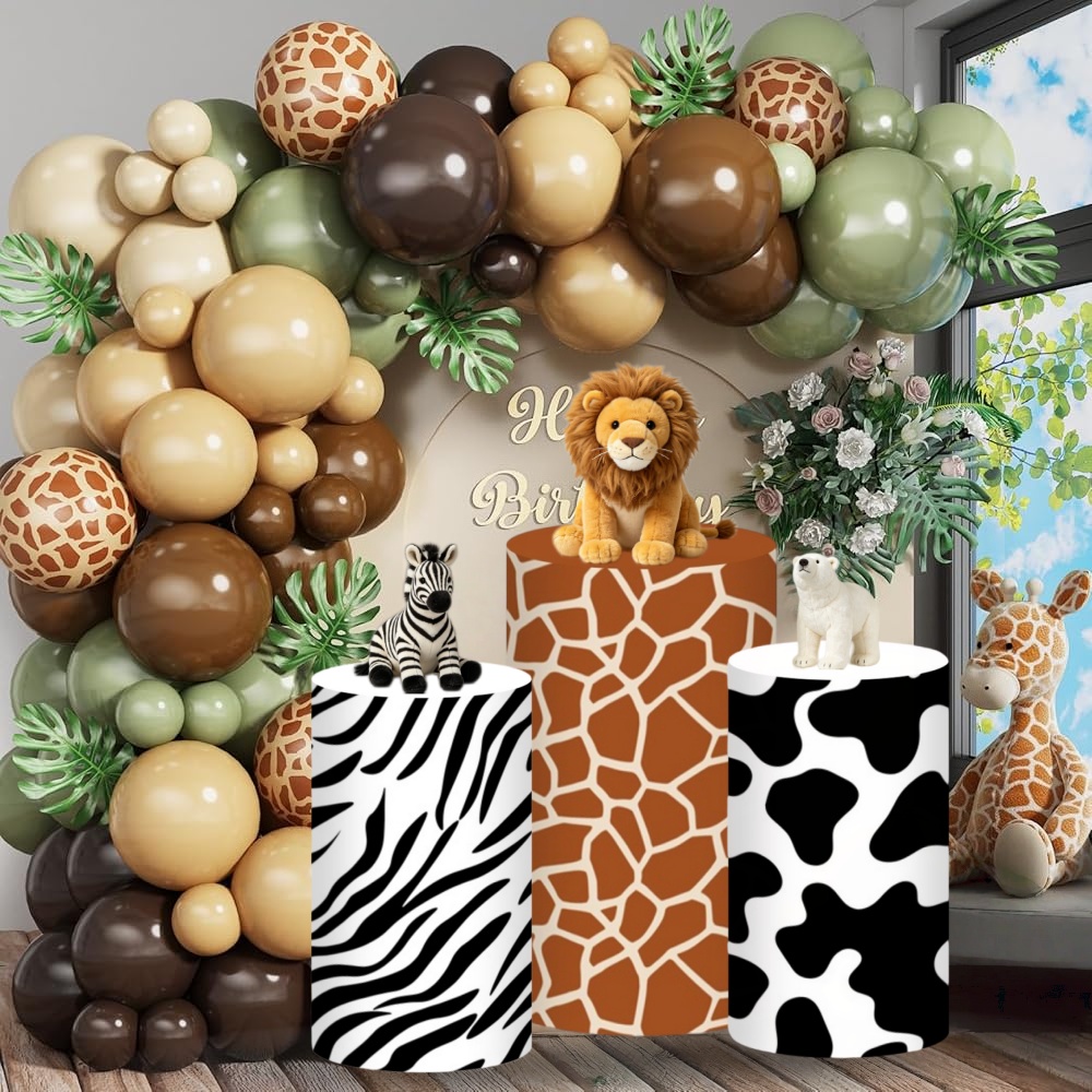 Safari Cylinder Pedestal Stand - огляд і ціна Dessert Table Backdrop