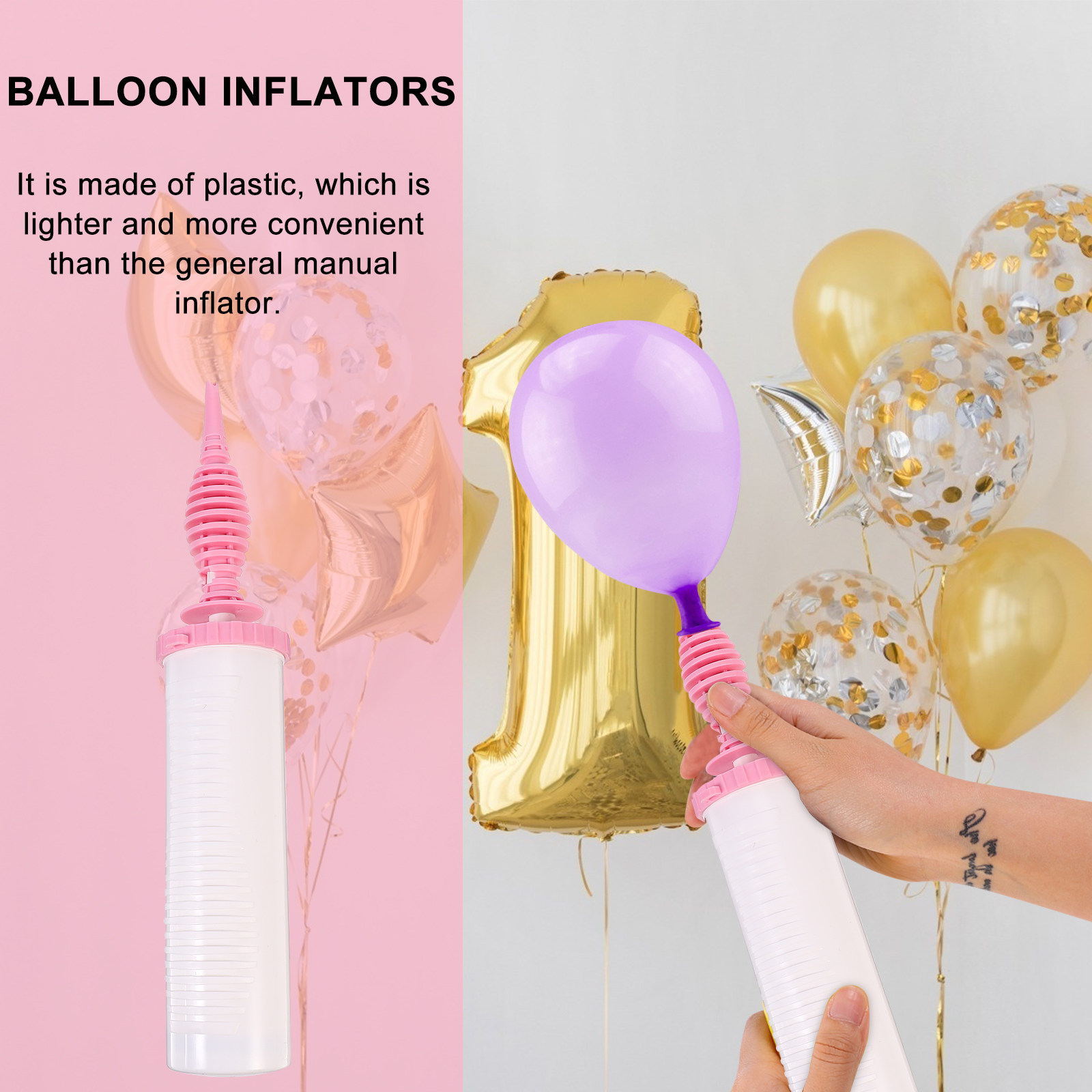 1Pcs Party Balloon Pump Hand H - огляд і ціна Balloon Pump Hand