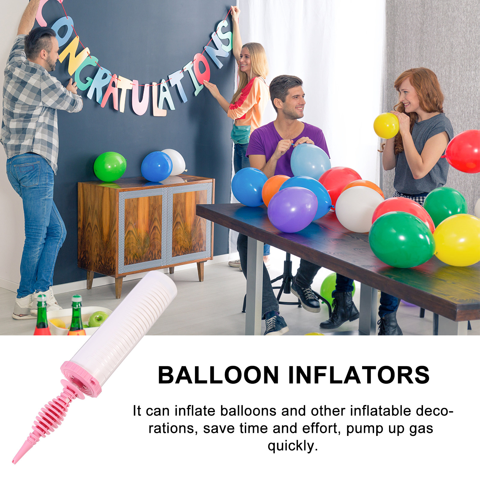 1Pcs Party Balloon Pump Hand H - огляд і ціна Balloon Pump Hand