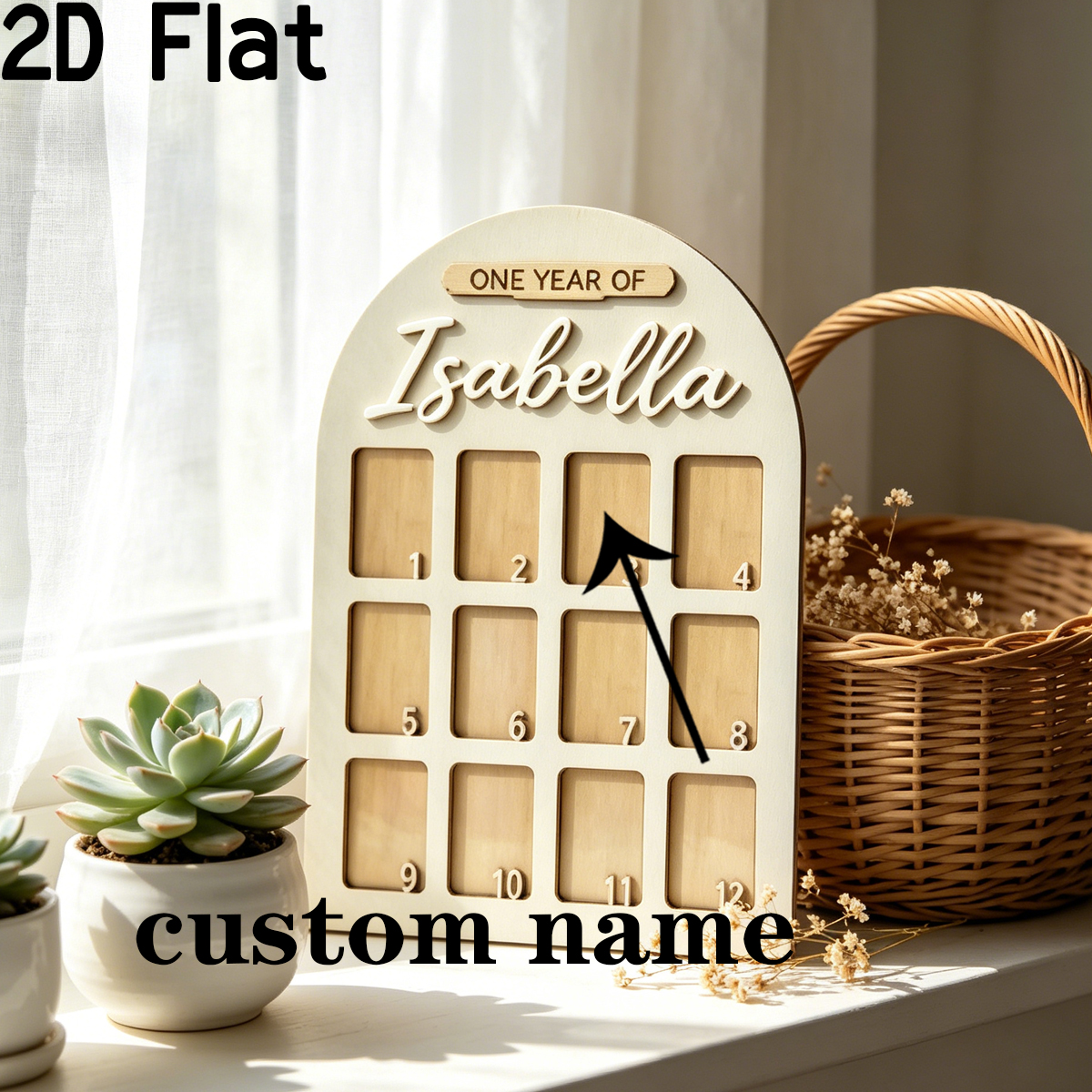 1Pc Custom Photo Record Board  - огляд і ціна Eve Party