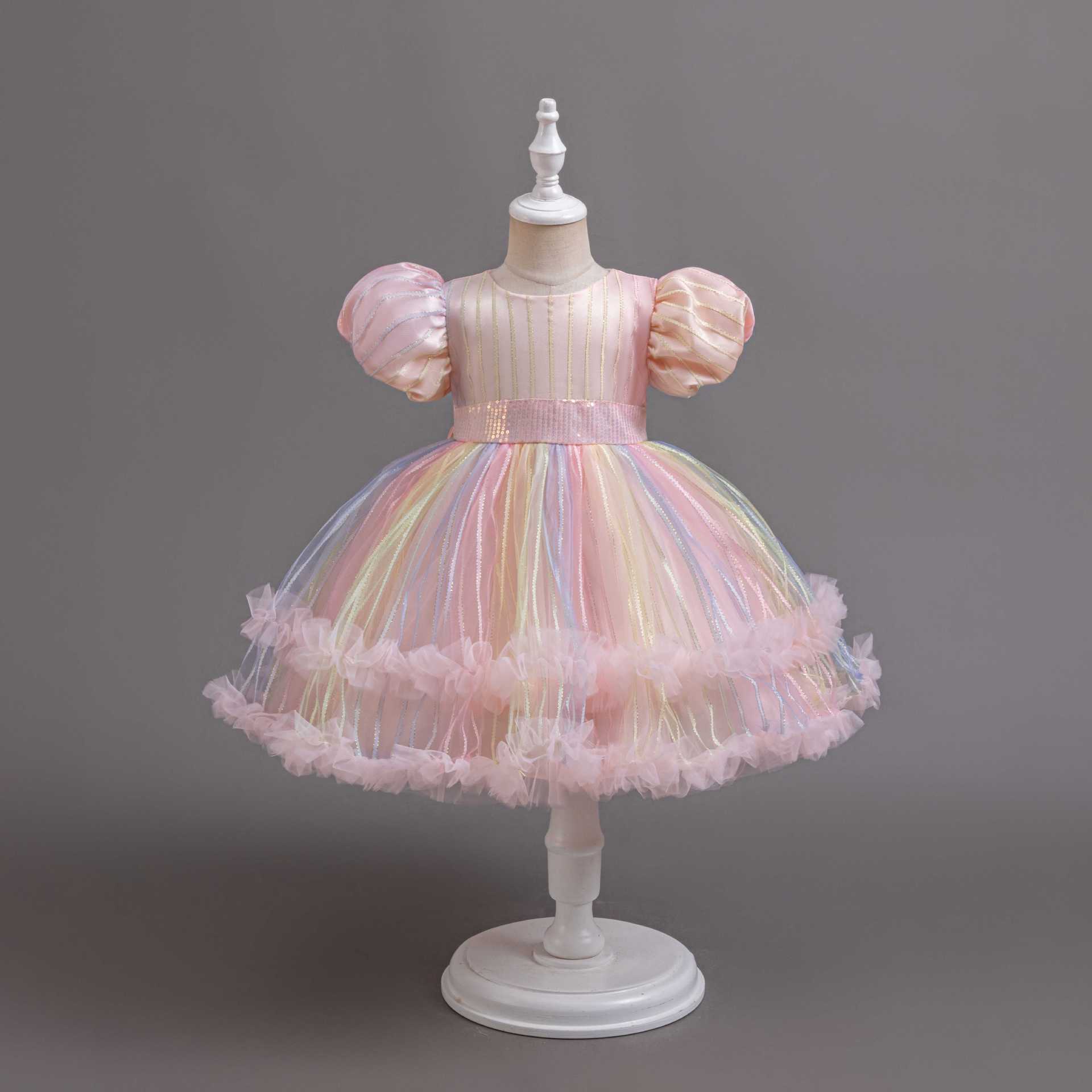 New Kids Dress Ball Gown Child - огляд і ціна Glitter Tablecloth