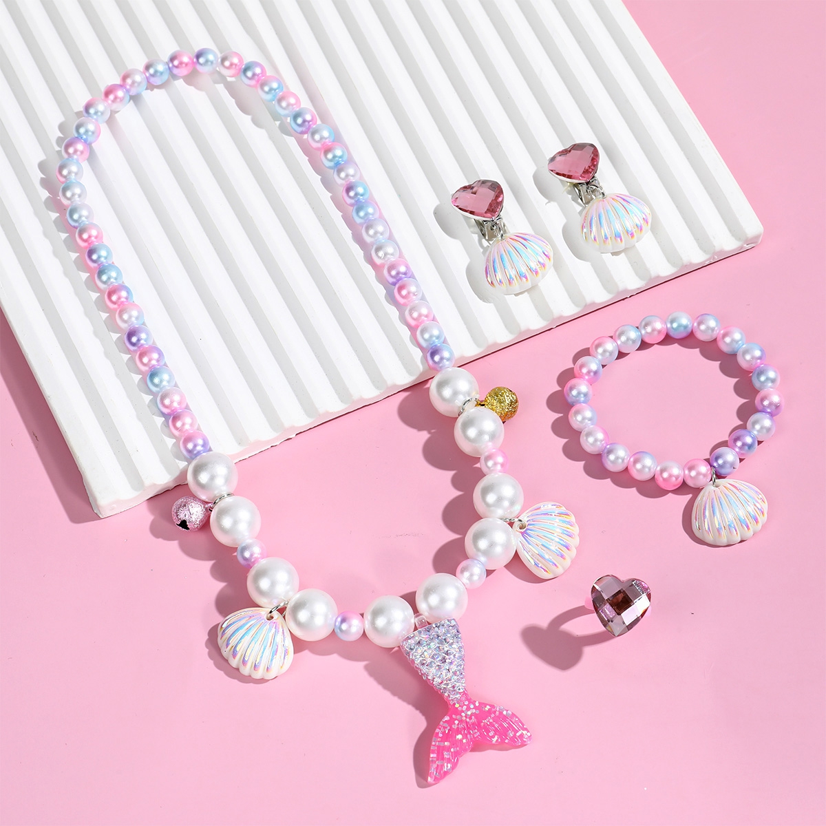 5Pcs/set Girl Princess Mermaid - огляд і ціна Event & Party Supply