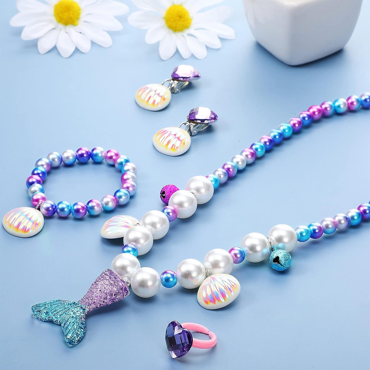 5Pcs/set Girl Princess Mermaid - огляд і ціна Event & Party Supply