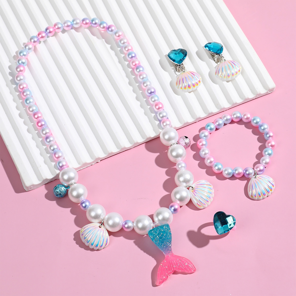 5Pcs/set Girl Princess Mermaid - огляд і ціна Event & Party Supply