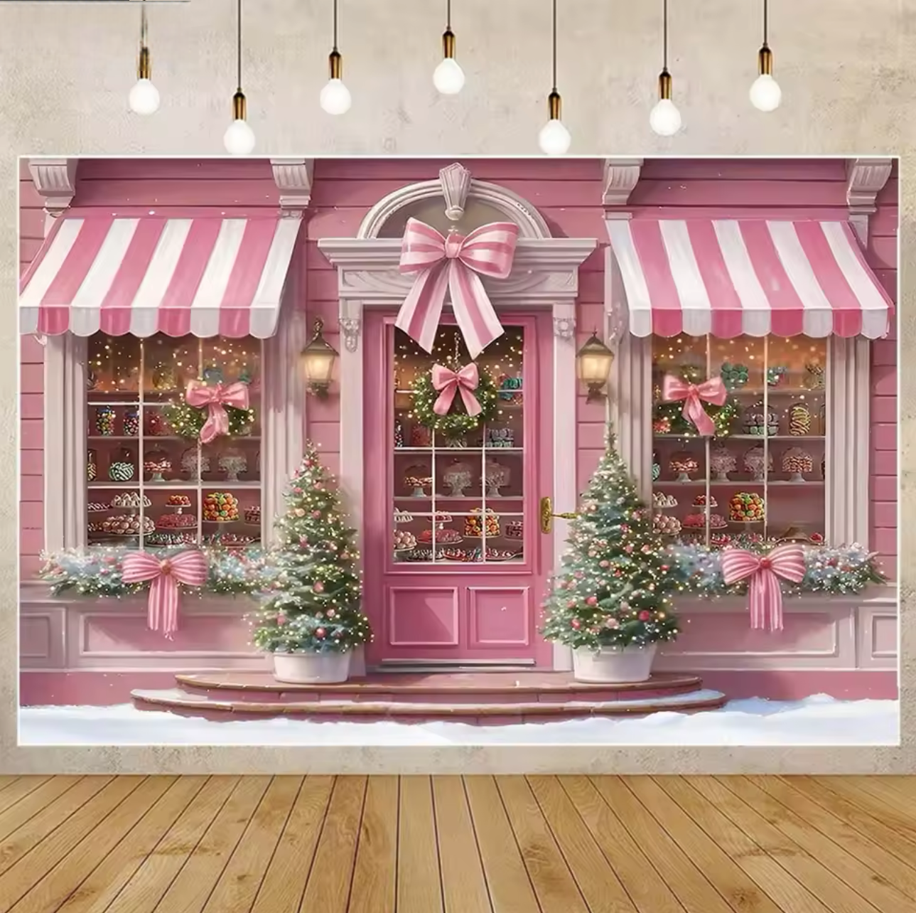 Winter Christmas Window Backgr - огляд і ціна Party Event Supply Store