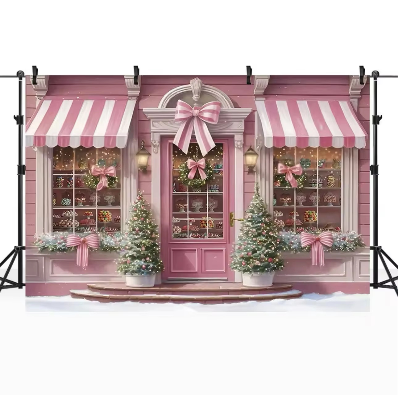 Winter Christmas Window Backgr - огляд і ціна Party Event Supply Store