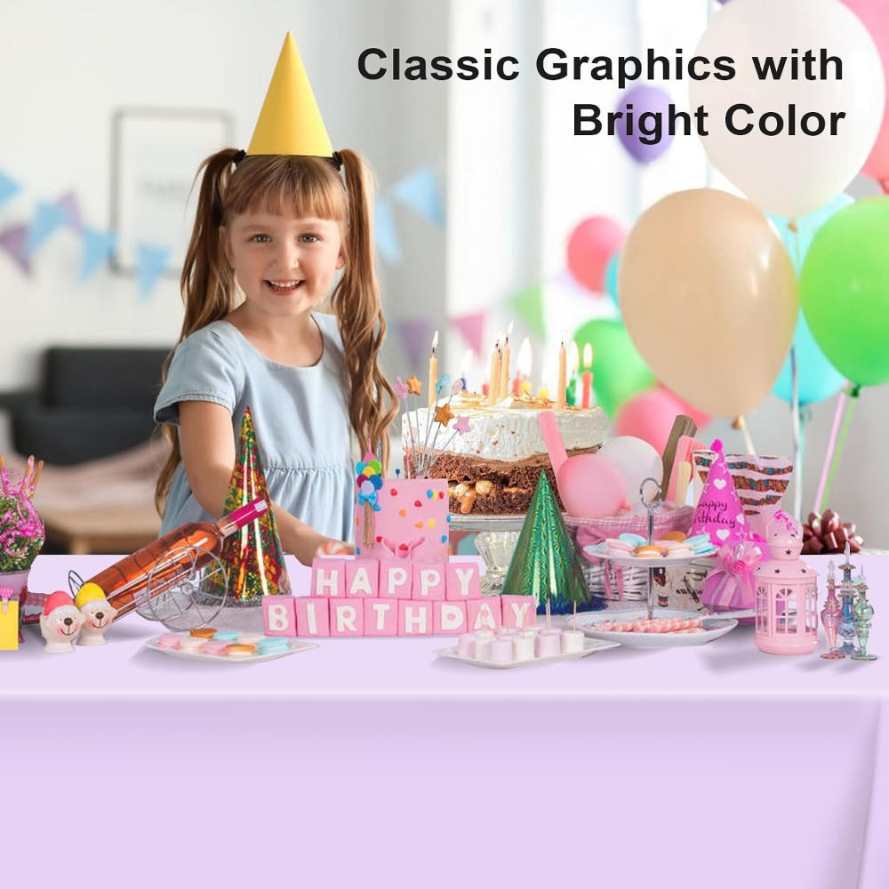 Light Purple Disposable Tablec - огляд і ціна Table Cloth Disposable