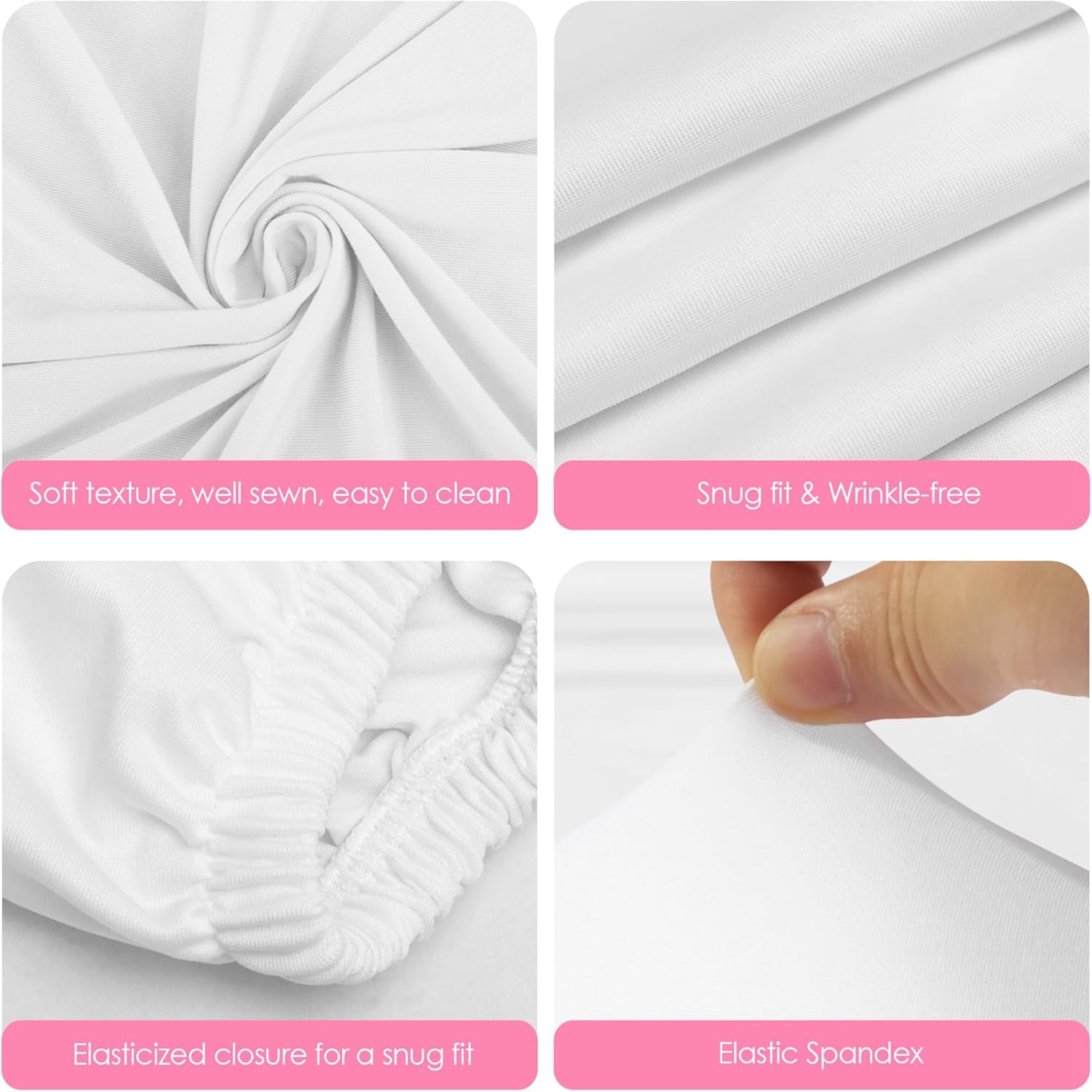 Yeele 1PCS/3PCS/5PCS White Cyl - огляд і ціна Dessert Table Backdrop