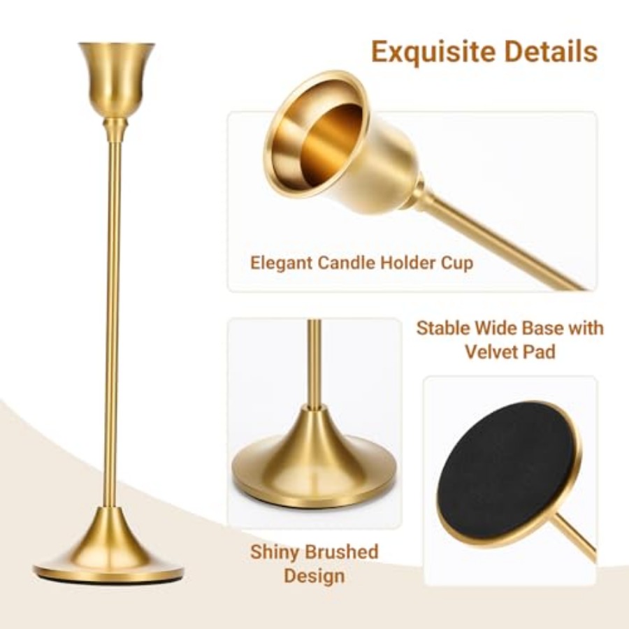 Taper Candle Stick Holder - 3P - огляд і ціна Centerpiece Stick