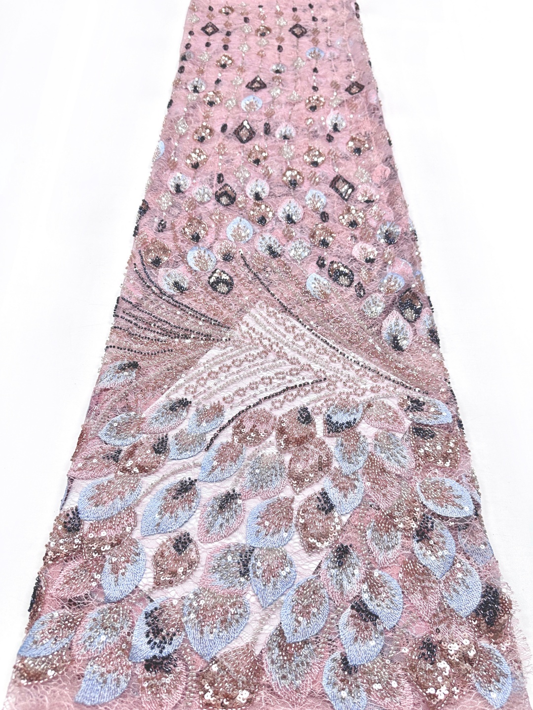 5 Yard Luxury African Fabric f - огляд і ціна Glitter Tablecloth