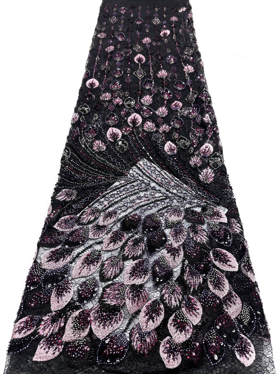 5 Yard Luxury African Fabric f - огляд і ціна Glitter Tablecloth