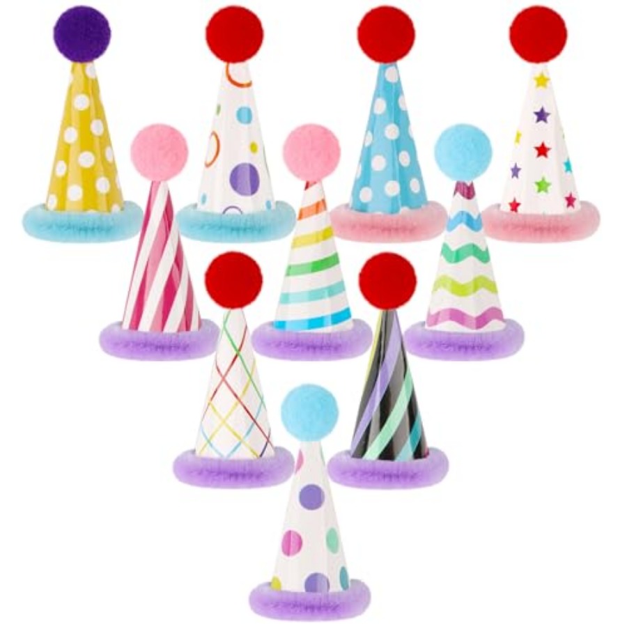Mini Party Hats for Stuffed An - огляд і ціна Party Hat Cone