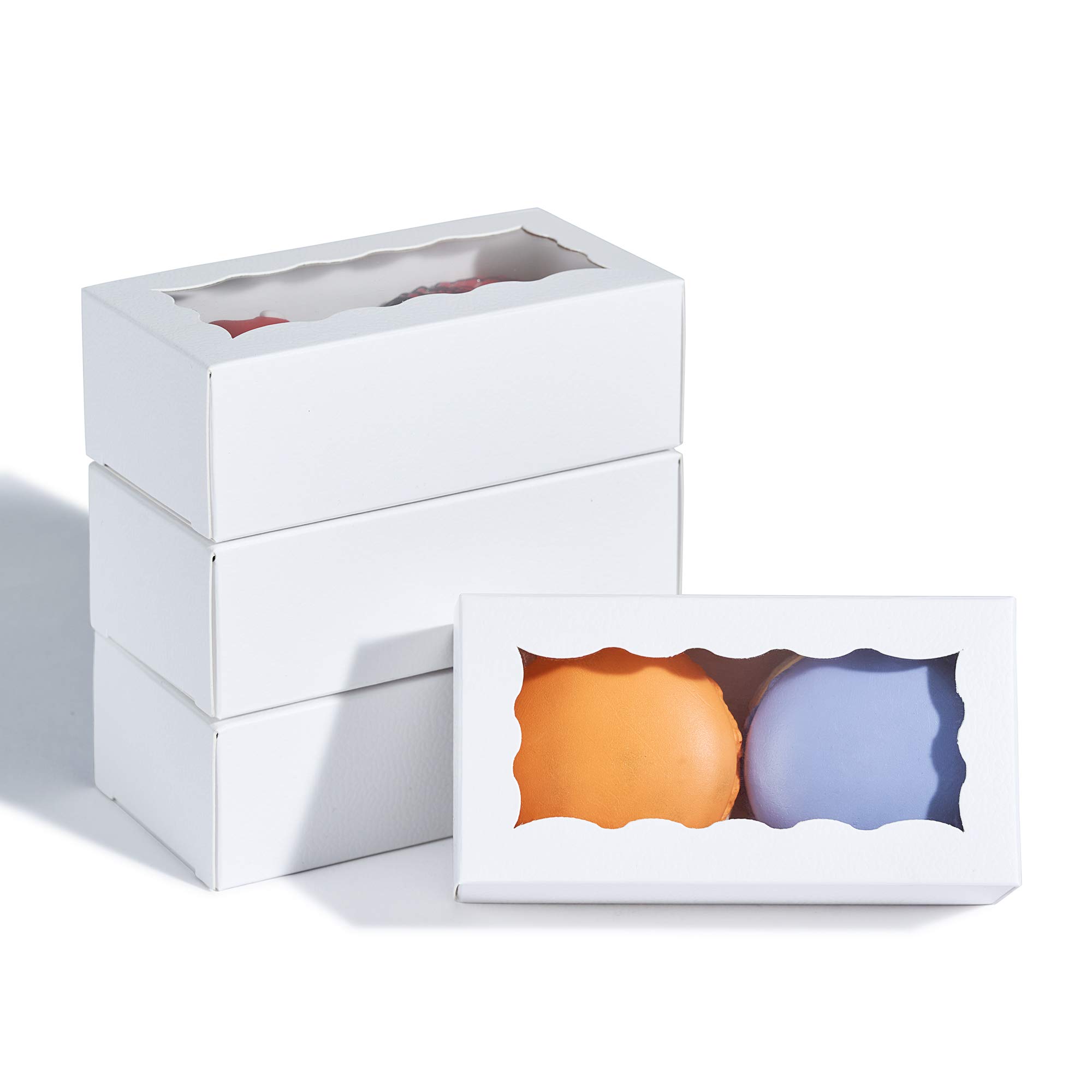 50pcs White Macaron Boxes 2 Ho - огляд і ціна Event Party Box