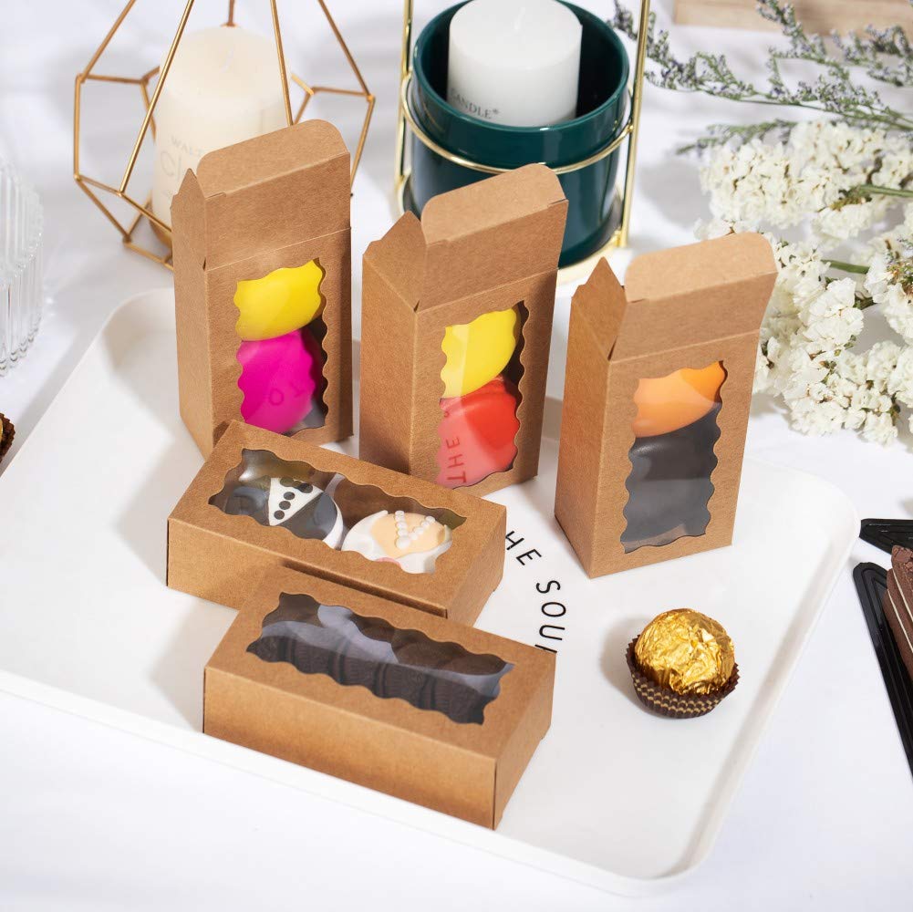 50pcs White Macaron Boxes 2 Ho - огляд і ціна Event Party Box