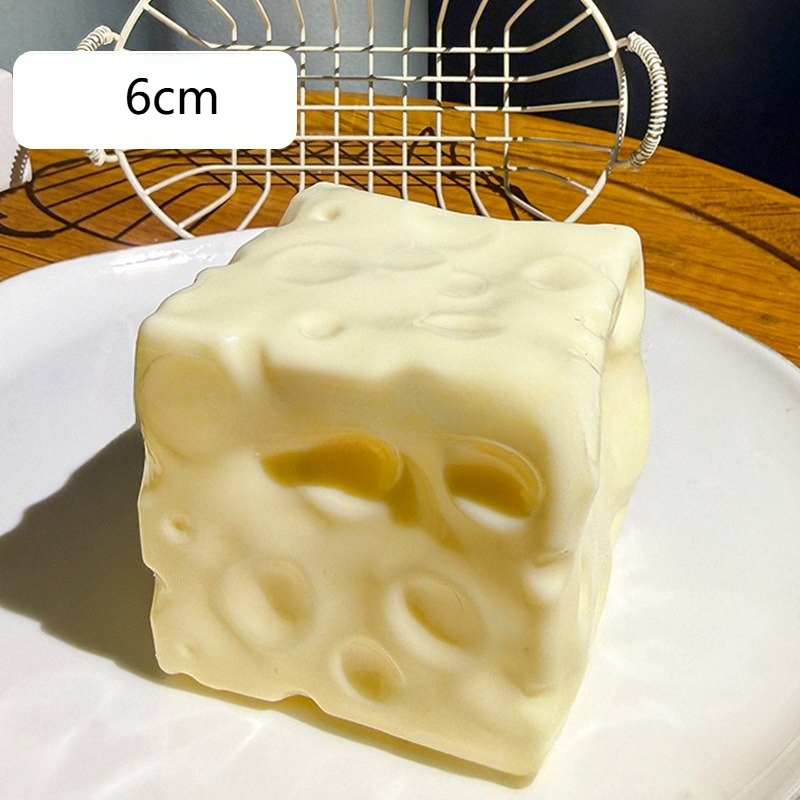 Jumbo Cheese Cube Stress Ball  - огляд і ціна Event Party
